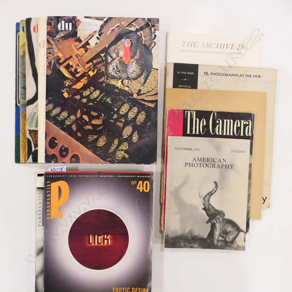 EIGHTEEN ASSORTED PHOTOGRAPHIC JOURNALS Image 1++